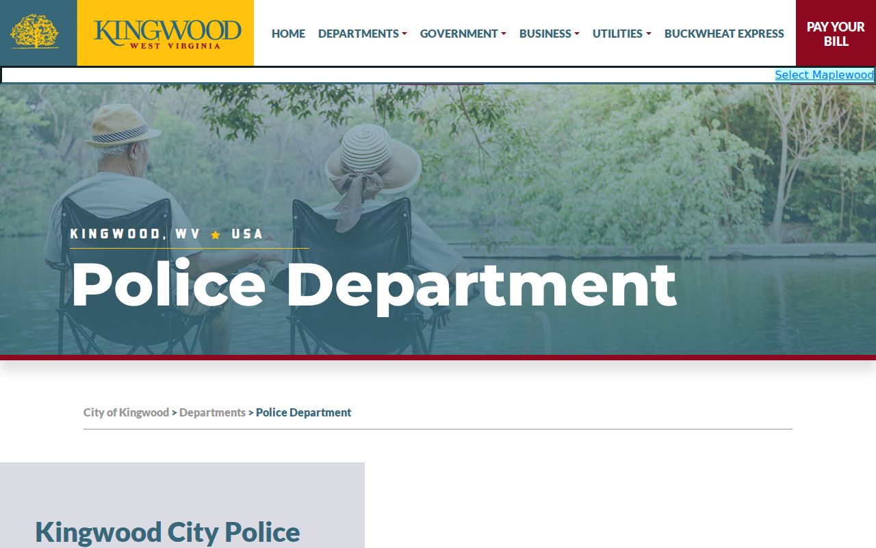 Preston County Kingwood police records contact location